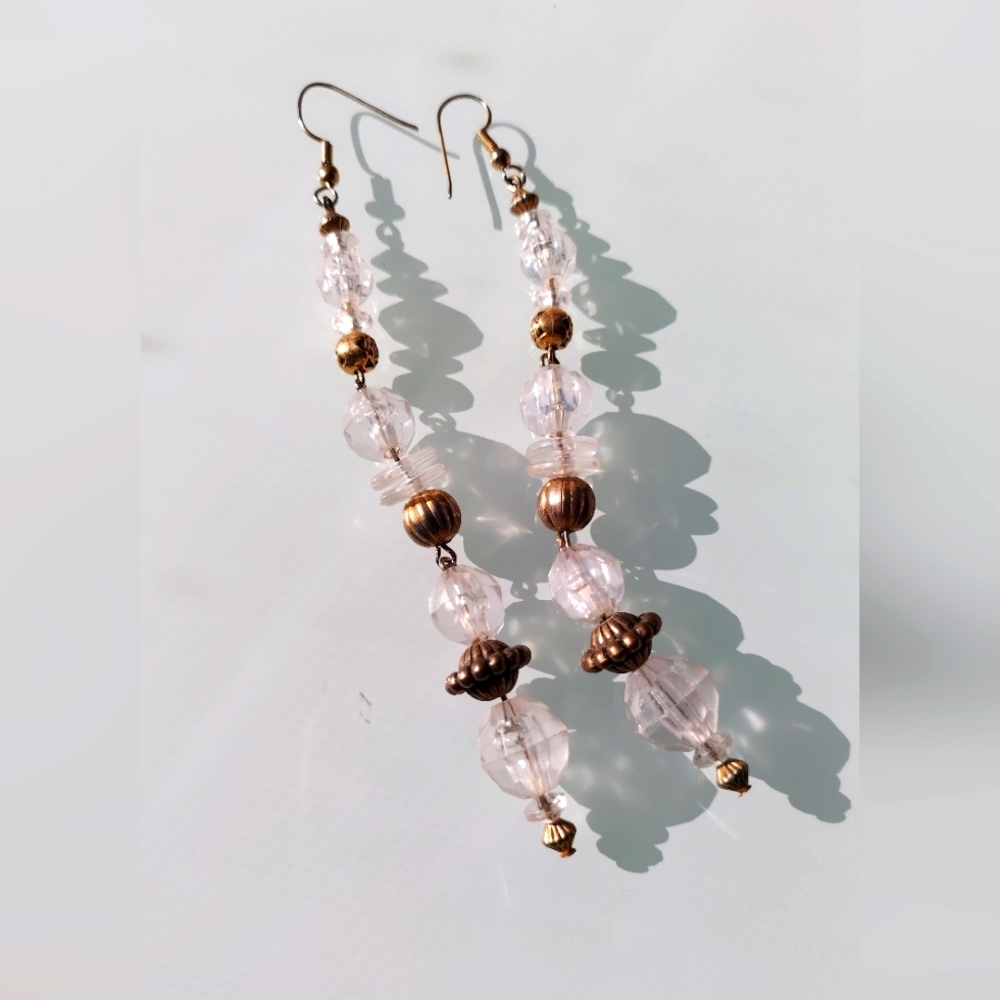 80s Handmade Dangling Earrings
